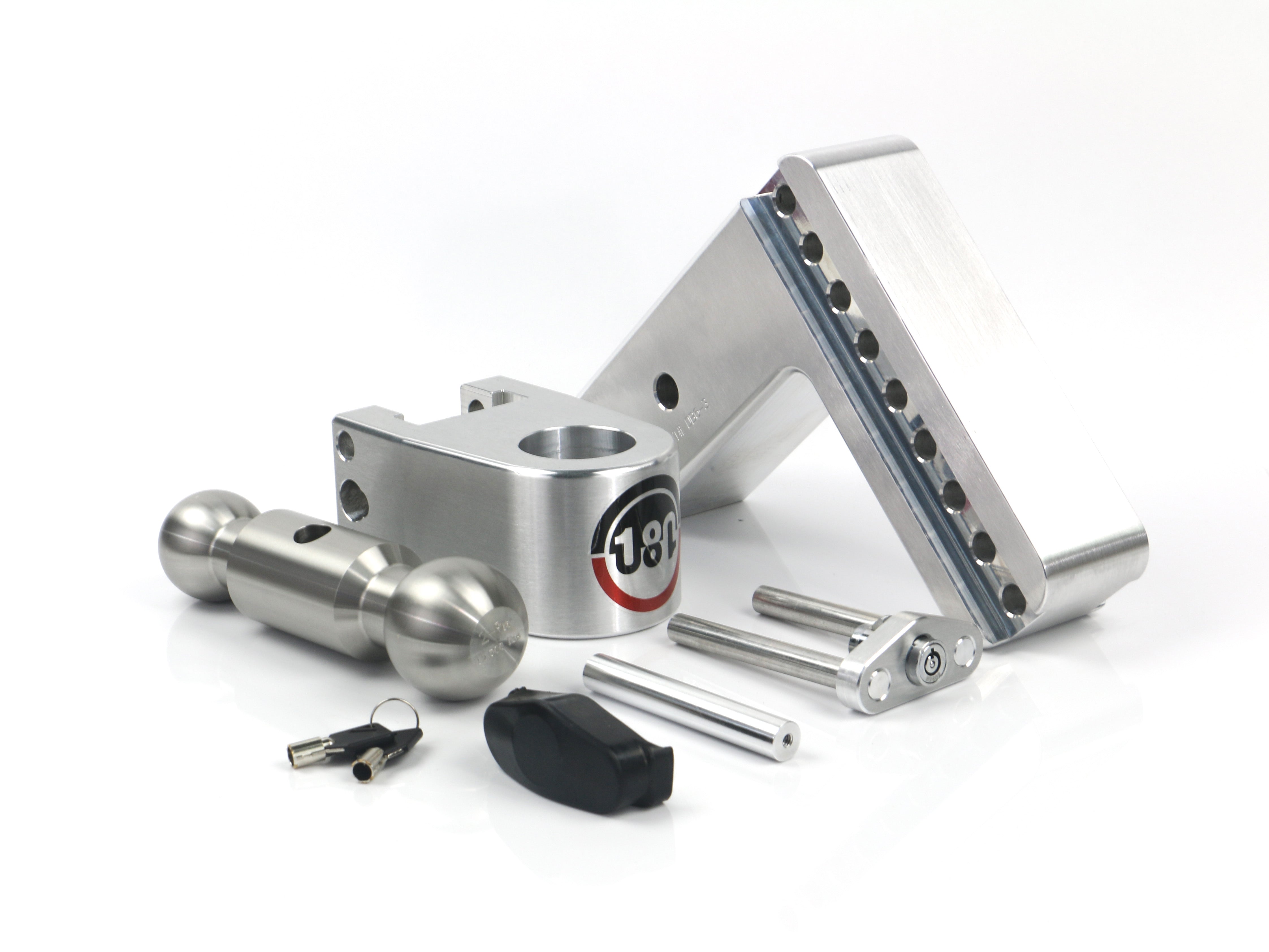 Weigh Safe 180 Hitch Stainless Steel Drop Hitch with 6-Inch Drop and 3-Inch Shank