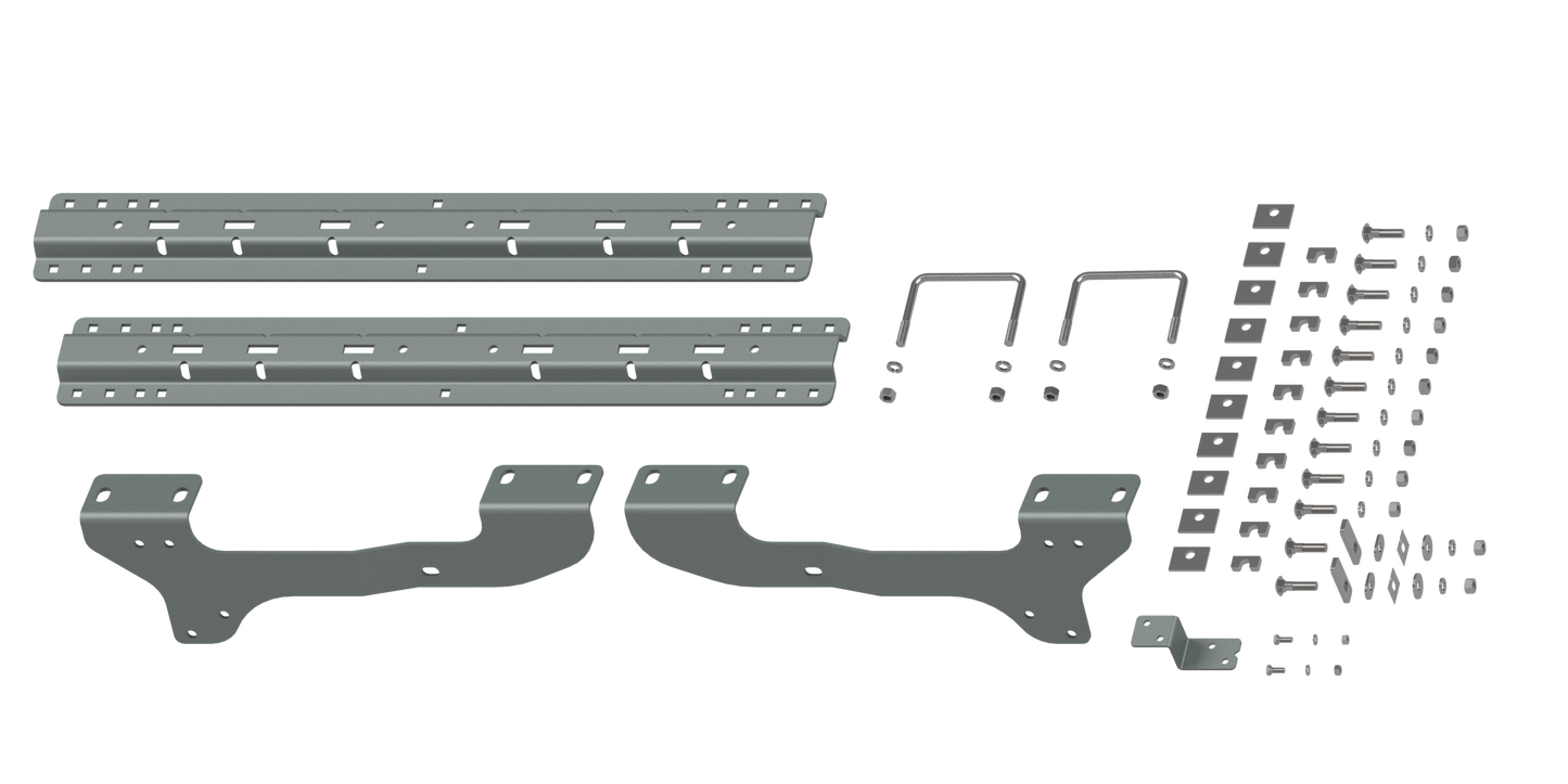 CUSTOM INSTALLATION MOUNTING BRACKET KIT FOR 5TH WHEEL HITCH