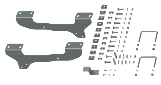 RVR2503 CUSTOM INSTALLATION KIT FOR UNIVERSAL MOUNTING RAILS FOR SOME GM TRUCKS