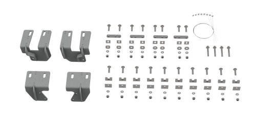 RVR2505 CUSTOM INSTALLATION KIT FOR UNIVERSAL MOUNTING RAILS FOR SOME GM TRUCKS