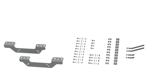 RVR2506 CUSTOM INSTALLATION KIT FOR UNIVERSAL MOUNTING RAILS FOR SOME CHEVY TRUCKS