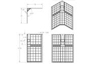 Specialty Rec NSW3636W SPO Neo Shower Wall 36 x 36 x 67 inches in White