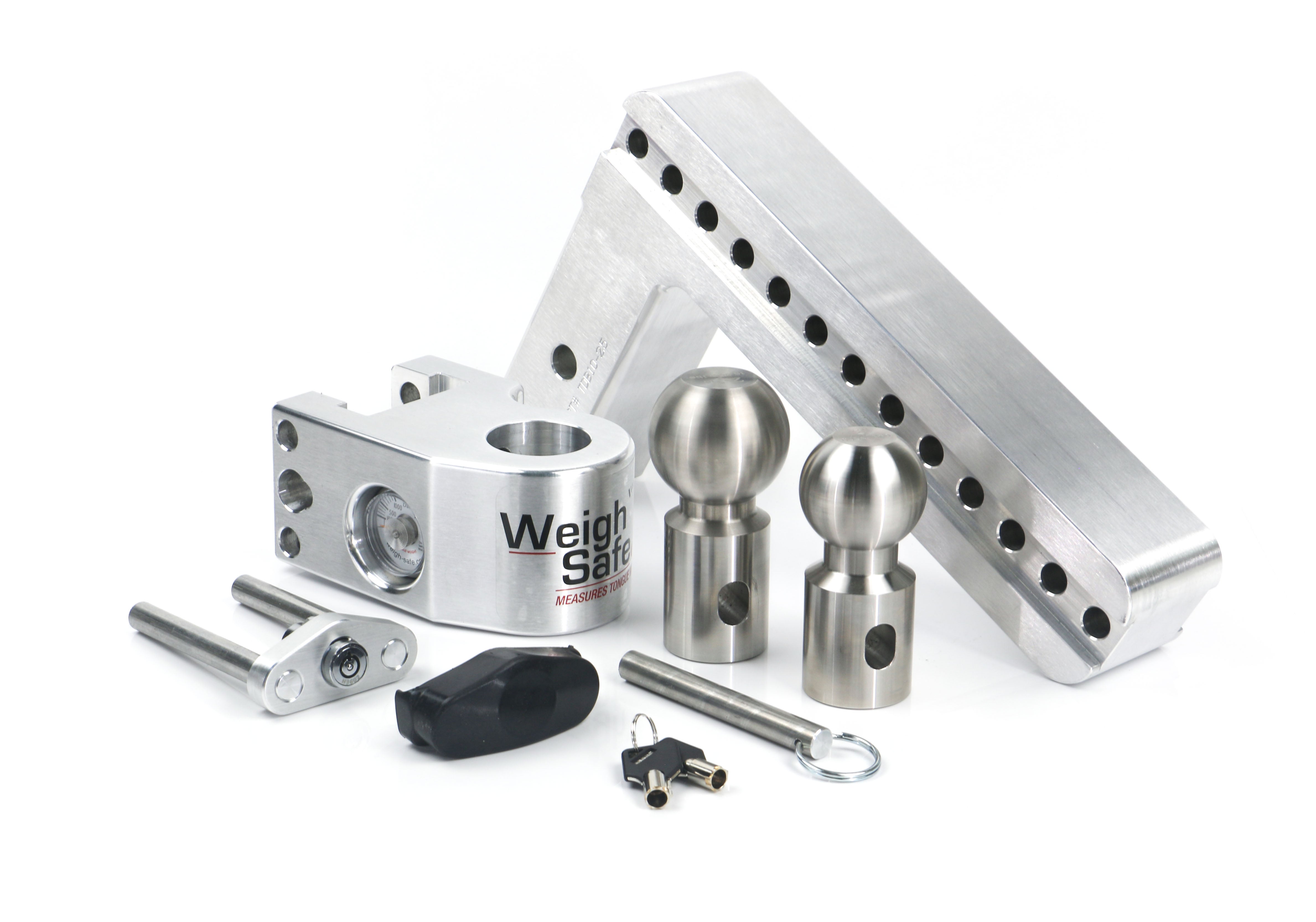 Weigh Safe 10-inch Drop Hitch with 2.5-inch Shank for Secure Towing
