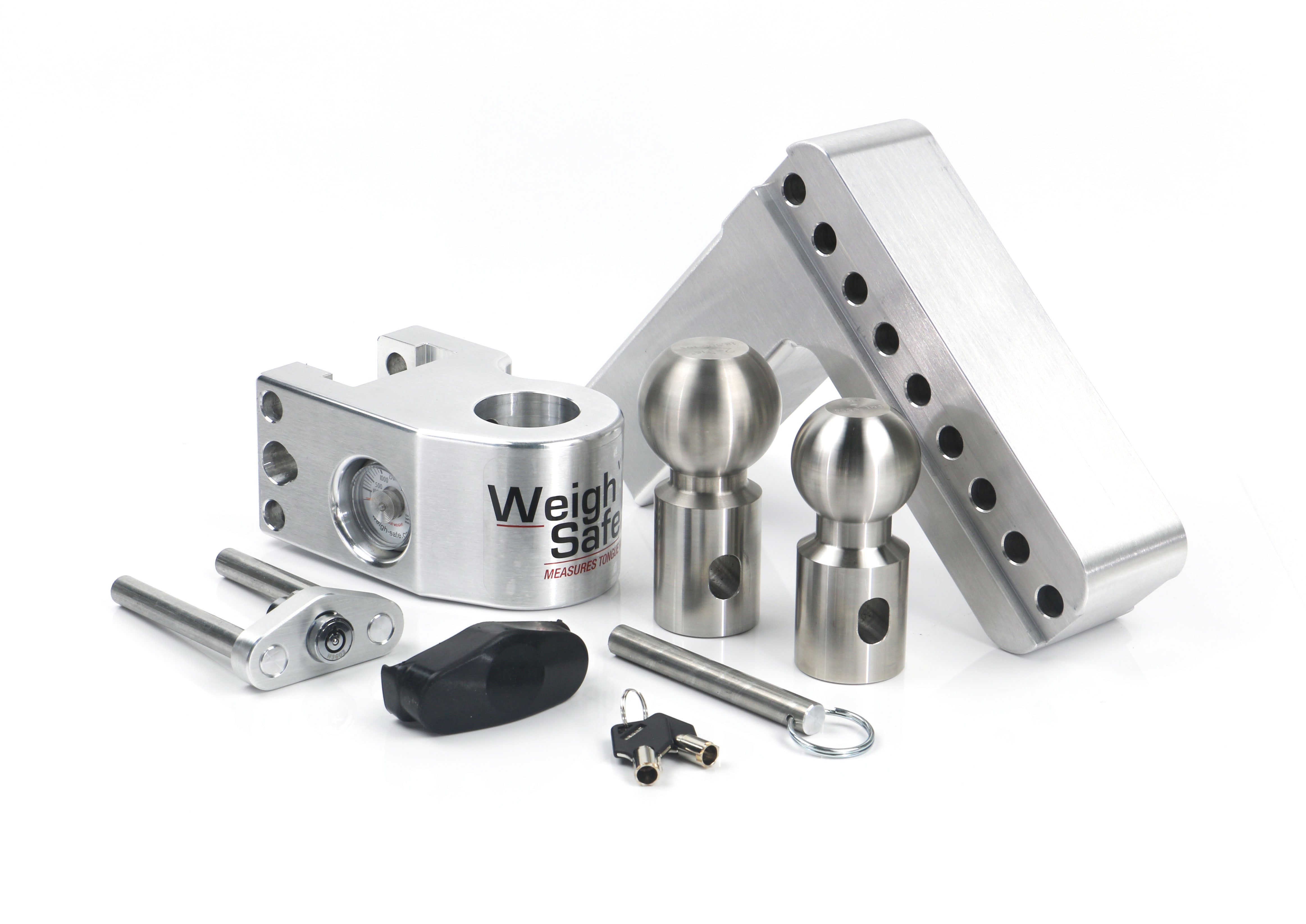 Weigh Safe 6-Inch Drop Hitch with 2.5-Inch Shank for Secure Towing