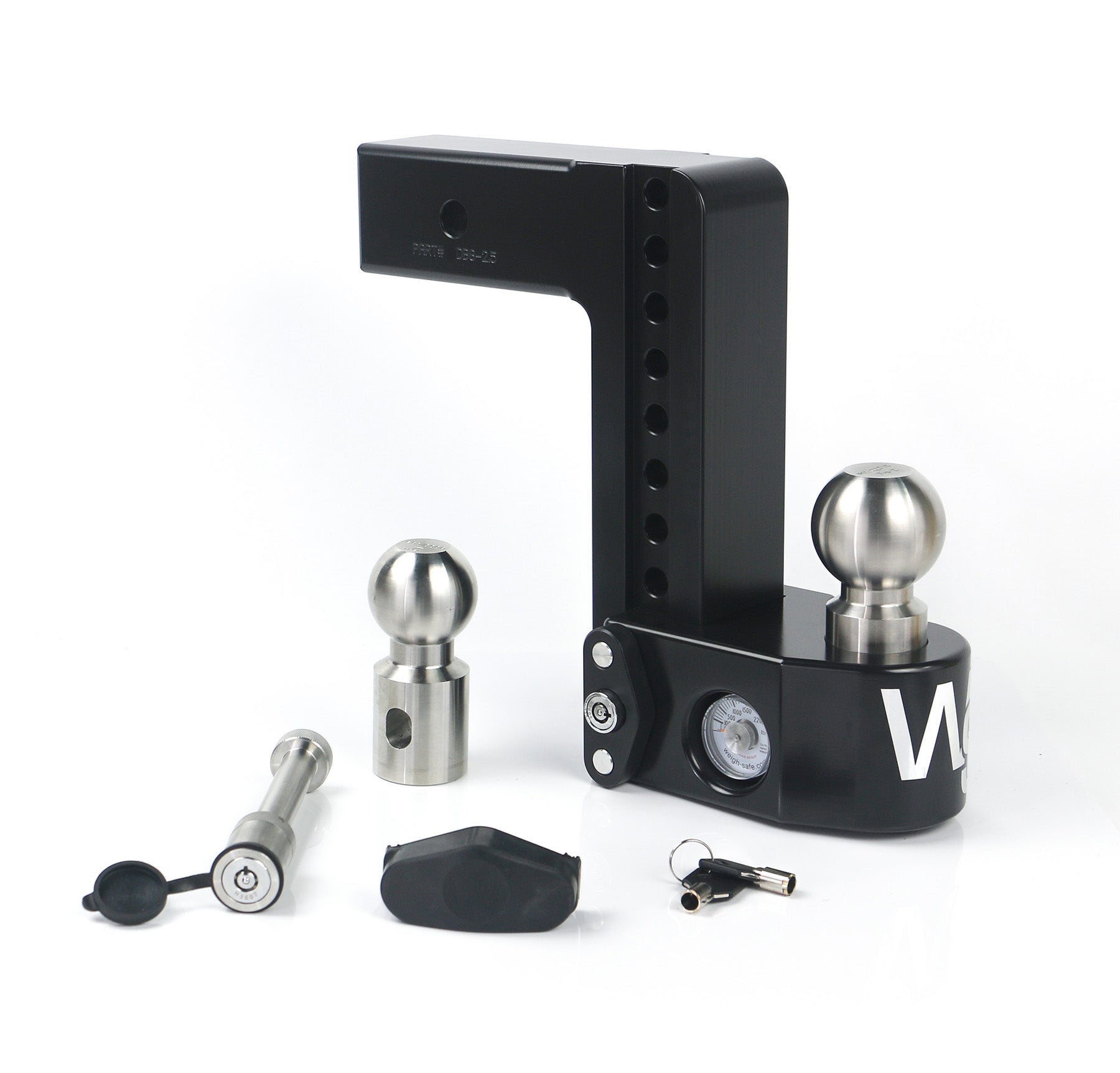 Weigh Safe 8-Inch Drop Hitch with 2.5-Inch Shank and Keyed Alike WS05 by Weigh Safe