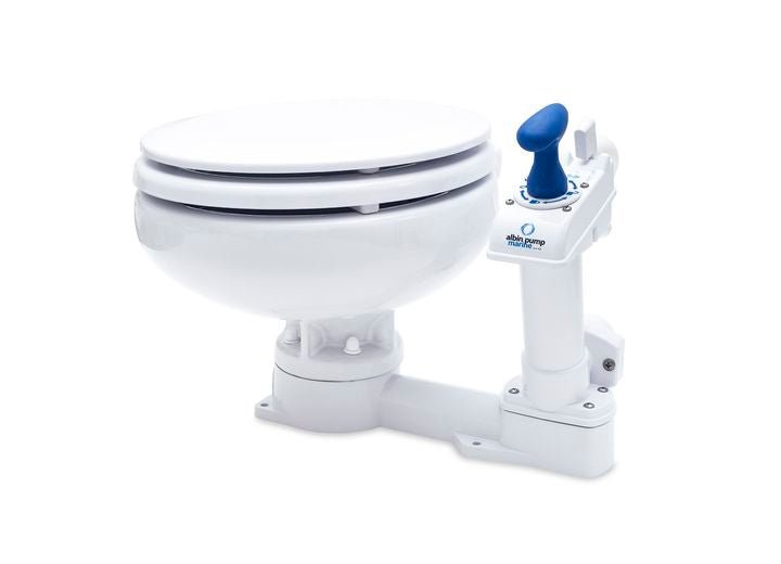 Albin Pump Marine Toilet Manual Compact Low - 07-01-003 - Imex RV And Auto Parts