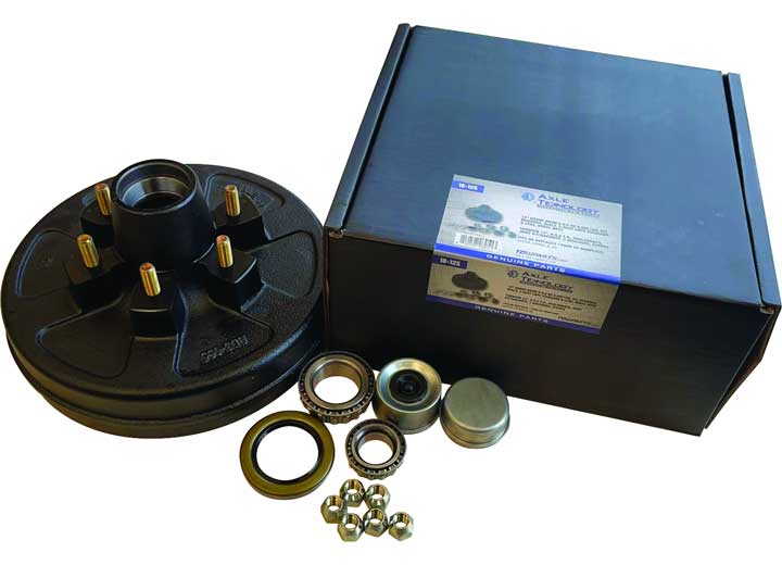 AXLETEK - EZ - LUBE DRUM KIT 12", BOLT HOLE PATTERN 6 - 5 - 1/2, 6000 LB CAPACITY - 18 - 125 - Imex RV And Auto Parts