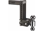 B & W Trailer Hitches Black Tow & Stow 12 Inch Model with 9 Inch Drop and 9.5 Inch Rise, Compatible with 2 and 2 5/16 Inch Balls - Imex RV And Auto Parts