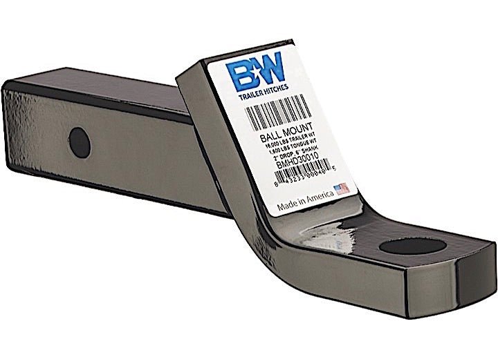 B & W Trailer Hitches BMHD30010 16K Ball Mount with 2 - Inch Drop and 6 - Inch Shank - Imex RV And Auto Parts