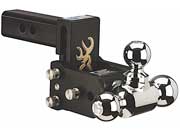 B & W Trailer Hitches Browning Edition Tow & Stow 6-In Model with 3-In Drop and 3.5-In Rise Triball - Imex RV And Auto Parts