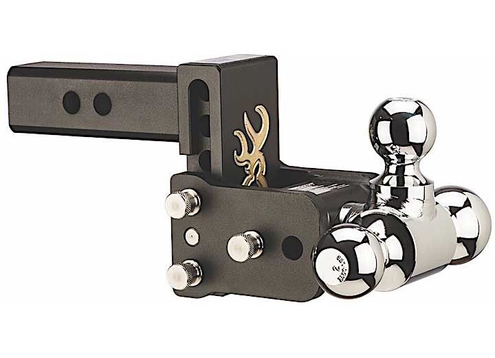 B & W Trailer Hitches Browning Edition Tow & Stow 6-In Model with Drop and Rise Features - Imex RV And Auto Parts