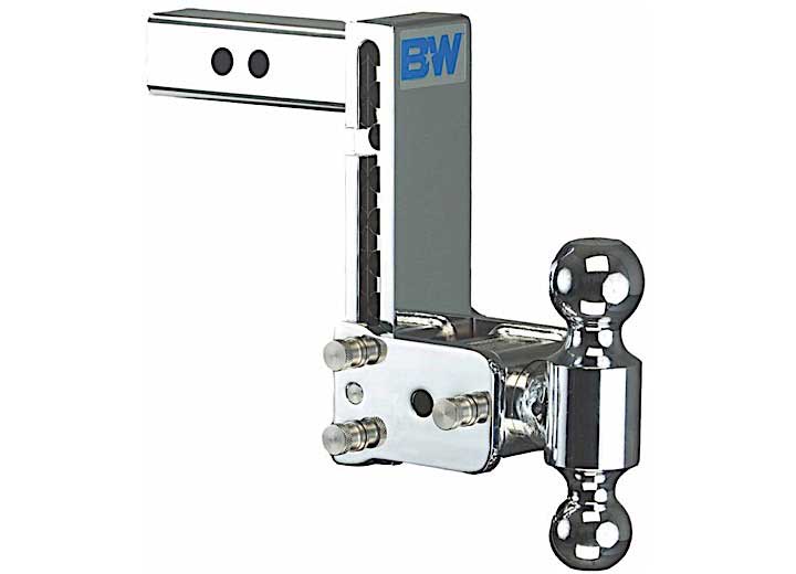 B & W Trailer Hitches Chrome Tow & Stow 10-In Model with 7-In Drop and 7.5-In Rise, Includes 2 & 2 5/16-In Balls - Imex RV And Auto Parts