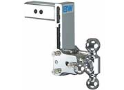B & W Trailer Hitches Class V 2 1/2-Inch Receiver Chrome Tow & Stow with 8-Inch Model 7-Inch Drop and 7.5-Inch Rise - Triball - Imex RV And Auto Parts