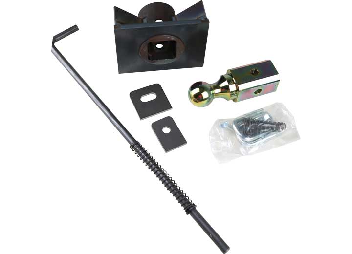 B & W Trailer Hitches GNRK1500 Flatbed Gooseneck (1 Pc Complete) with Welding Requirement - Imex RV And Auto Parts