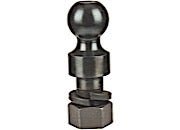 B & W Trailer Hitches HB94005 2 5/16 x 1 1/2 x 2 3/4 30K Raw Steel Trailer Ball with 1 Inch Rise and 12 TPI - Imex RV And Auto Parts