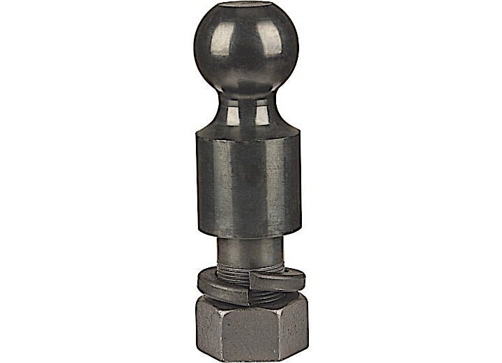 B & W Trailer Hitches HB94006 2 5/16 inch x 1 1/2 inch x 2 3/4 inch 30K Raw Steel Ball with 2-inch Rise and 12 TPI Threads - Imex RV And Auto Parts