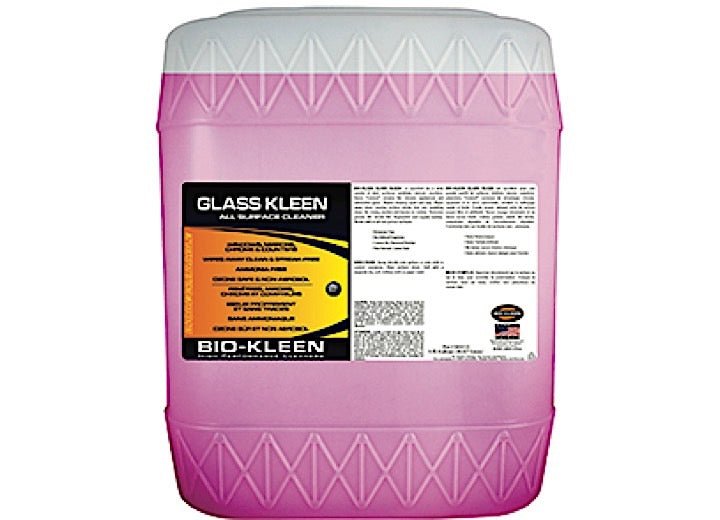 Bio - Kleen M01315 Glass Kleen 5 Gallon - Professional Glass Cleaner for Sparkling Results - Imex RV And Auto Parts