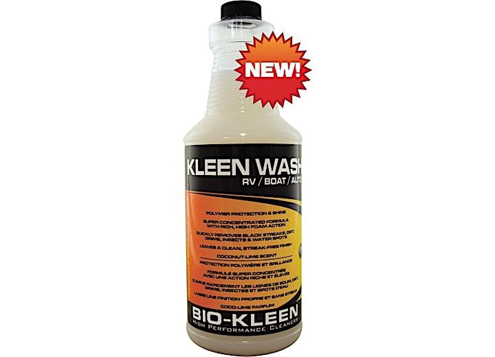Bio - Kleen M02507 Kleen Wash 32 oz - Eco - Friendly Multi - Purpose Cleaner - Imex RV And Auto Parts