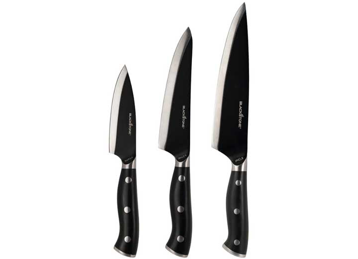 Blackstone 3 Piece Knife Set - Premium Kitchen Cutlery with Sharp Blades - Imex RV And Auto Parts