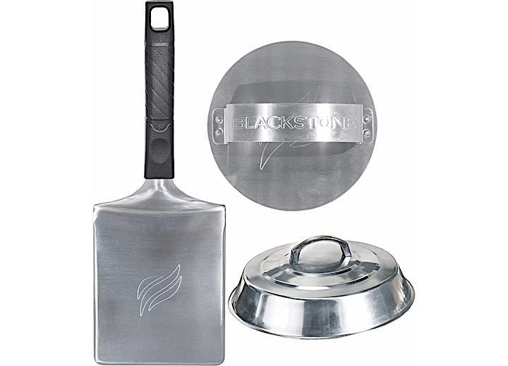 Blackstone Delu X E Hamburger Kit with Spatula, Basting Dome & Burger Press - Imex RV And Auto Parts