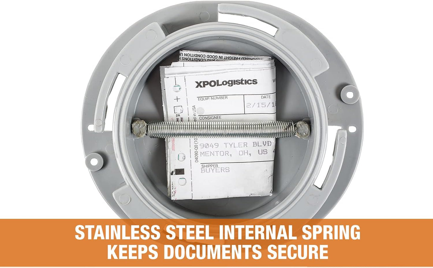 Buyers Products 5201101 Plastic Document Holder Kit with Clear Cover, Truck and Trailer Registration & Insurance Card Holder, Corrosion and UV Resistant - Imex RV And Auto Parts