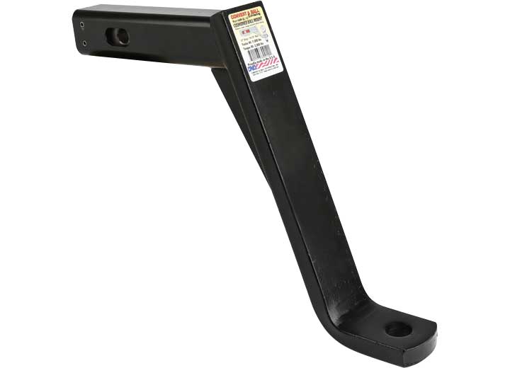 Convert-A-Ball Cushioned Ball Mount 12" - Heavy Duty Hitch Adapter