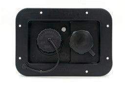 City / Gravity Water Hatch w/o Door Black - Imex RV And Auto Parts