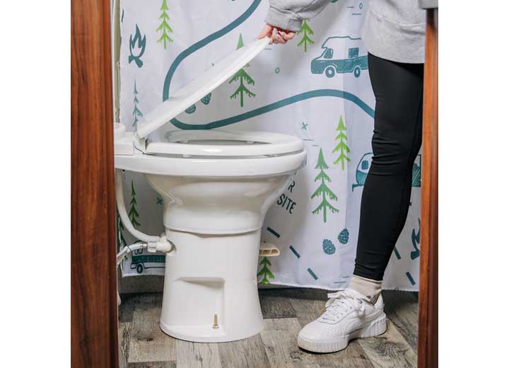 Camco Gravity Toilet White - Model 41710