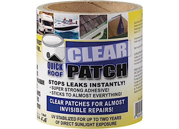 Cofair Products Inc QRCP46 Clear Patch, 4 Inches by 6 Feet - Imex RV And Auto Parts