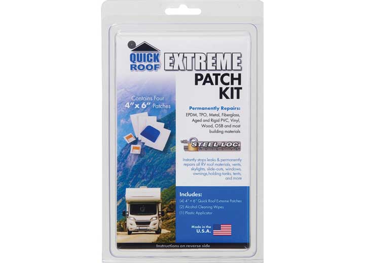 Cofair Products Inc UBE469KITDS Quick Roof E X Treme Patch Kit and 12 Replacement Kits - Imex RV And Auto Parts