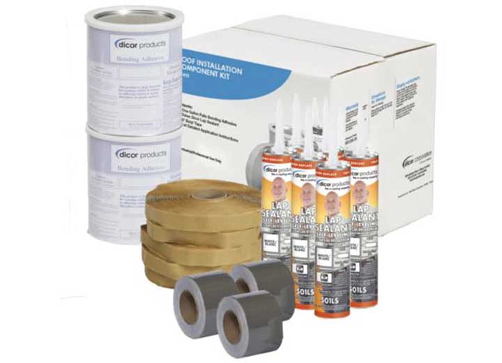 Dicor 435 - CK - W Water - Based Sealant Kit with Butyl and Fleece Tape – 150 Feet - Imex RV And Auto Parts