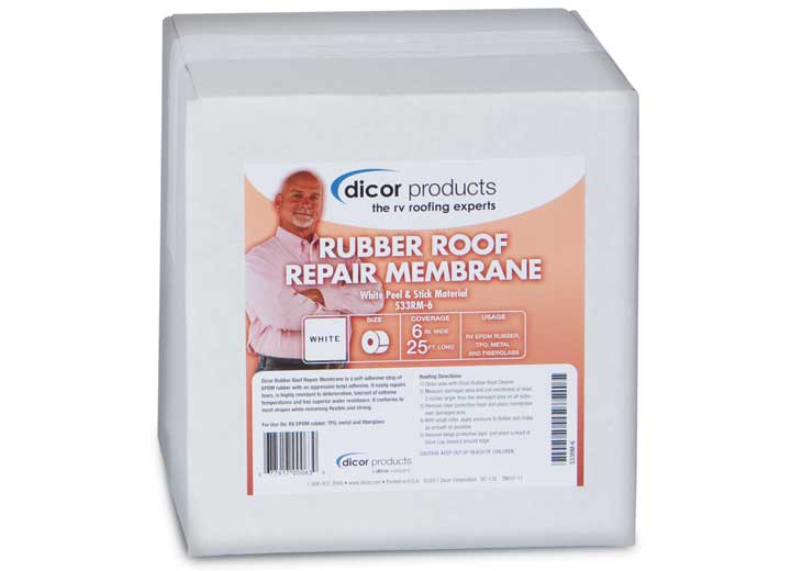 Dicor 533RM - 6 6 - Inch by 25 - Foot Roll RV Sealant and Roofing Material - Imex RV And Auto Parts