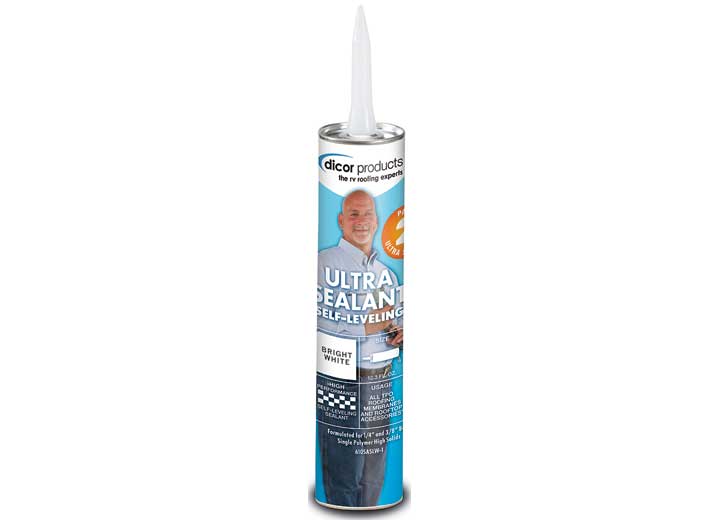 Dicor 610SASLW - 1 Ultra Sealant Self - Leveling Lap Sealant in Dove (Brite White) - Imex RV And Auto Parts