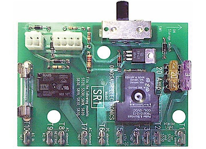 Dinosaur Electronics SERVEL SR1 Replacement Board for 2 or 3 Way Operation - AC/DC and Gas Compatibility - Imex RV And Auto Parts
