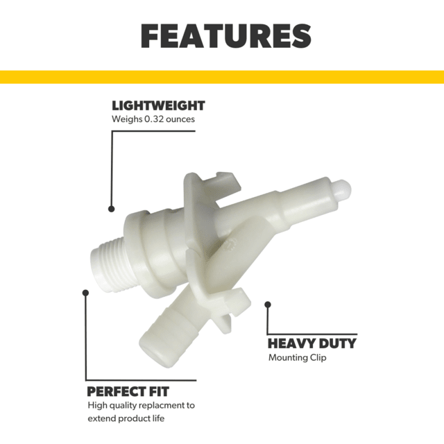 Dometic 385311641 Toilet Water Valve - Imex RV And Auto Parts