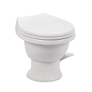 Dometic USA 9610008263 411 Complete RV Toilet with Ceramic Bowl - Low Profile White - Imex RV And Auto Parts