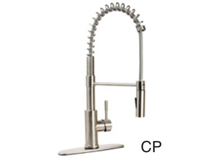 Dura Faucet DFTDF - MK504SLK - CP Streamline Coil Pulldown RV Kitchen Faucet in Chrome - Imex RV And Auto Parts