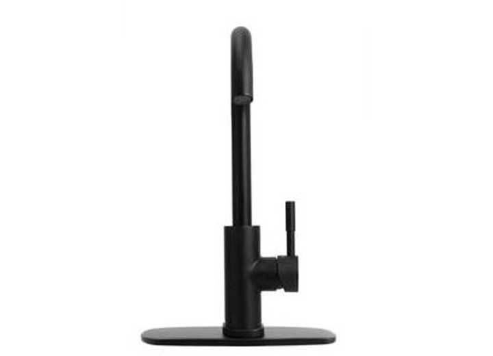 Dura Faucet DFTDF - MK531LK - MB Streamline Gooseneck RV Kitchen Faucet in Matte Black - Imex RV And Auto Parts