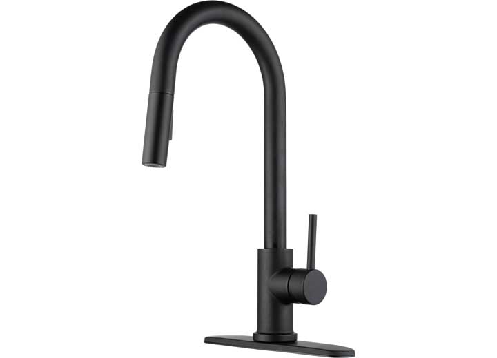 Dura Faucet DFTDF - NMK540 - MB Touch Sensor Pulldown RV Kitchen Faucet in Matte Black - Imex RV And Auto Parts