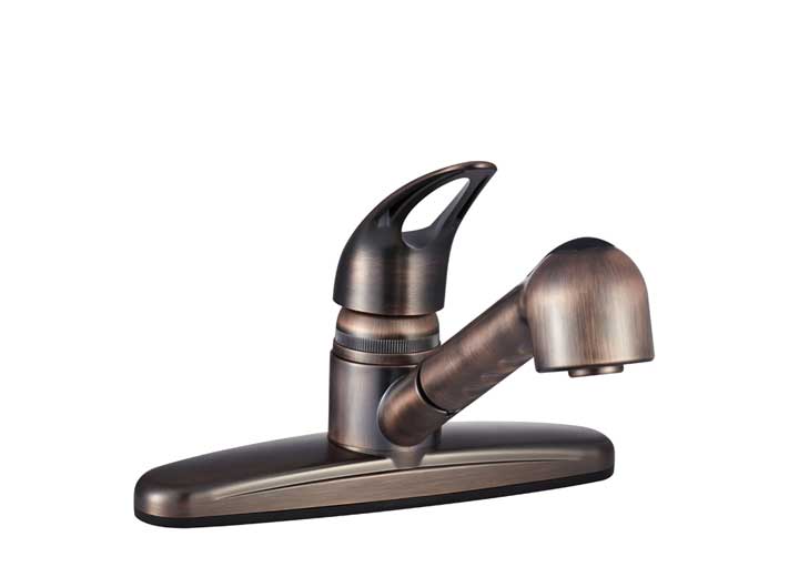 Dura Faucet DFTDF - PK100 - ORB Nonmetallic Pullout RV Kitchen Faucet with Oil Rubbed Bronze Finish - Imex RV And Auto Parts