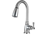 Dura Faucet DFTDF - PK160 - SN Nonmetallic Pulldown RV Kitchen Faucet in Brushed Satin Nickel - Imex RV And Auto Parts