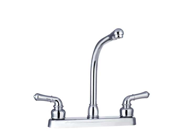 Dura Faucet DFTDF - PK210C - CP Classical Hirise RV Kitchen Faucet in Chrome Finish - Imex RV And Auto Parts
