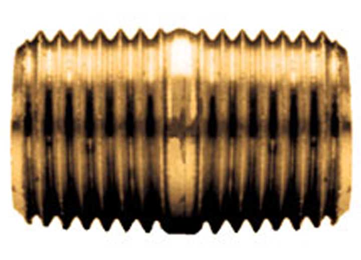 Fairview Ltd. 112 - C Brass Close Nipple 3/8 in Male - Durable Plumbing Fitting - Imex RV And Auto Parts