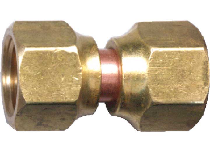 Fairview Ltd. 34 - 6 Brass Forged Nut Coupling 3/8 Inch Tube - Durable Plumbing Fitting - Imex RV And Auto Parts