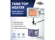 Flame King 13,000 BTU Outdoor Portable Propane Tank Top Heater Igniter - GS4200EP - Imex RV And Auto Parts
