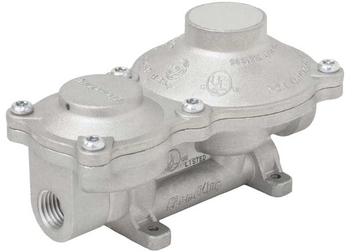 Flame King 2-Stage LP Propane Gas Regulator - Imex RV And Auto Parts