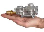 Flame King 2-Stage LP Propane Gas Regulator with POL - Imex RV And Auto Parts