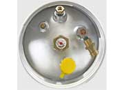 Flame King 33.5lb Aluminum Forklift Propane Tank Cylinder with Gauge - YSN335-ALM - Imex RV And Auto Parts