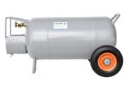 Flame King 40lb Horizontal & Vertical Propane Cylinder with OPD & Wheels - YSN40HOG - Imex RV And Auto Parts