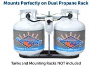 Flame King Auto Regulator w/Pls Cover & L Mount Bracket & 2-12" Pigtails - KT12ACR6 - Imex RV And Auto Parts